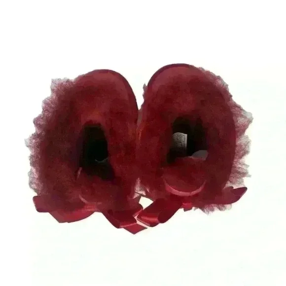 New UGG Toddler size 6 Samba Red Bailey Bow II boots - Picture 9 of 9